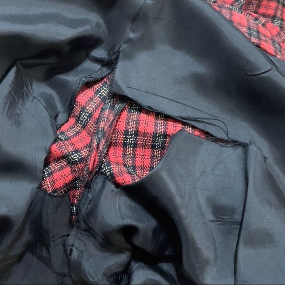 J. Crew Red Plaid Wool Blend Pants Sz 4 - Picture 15 of 15